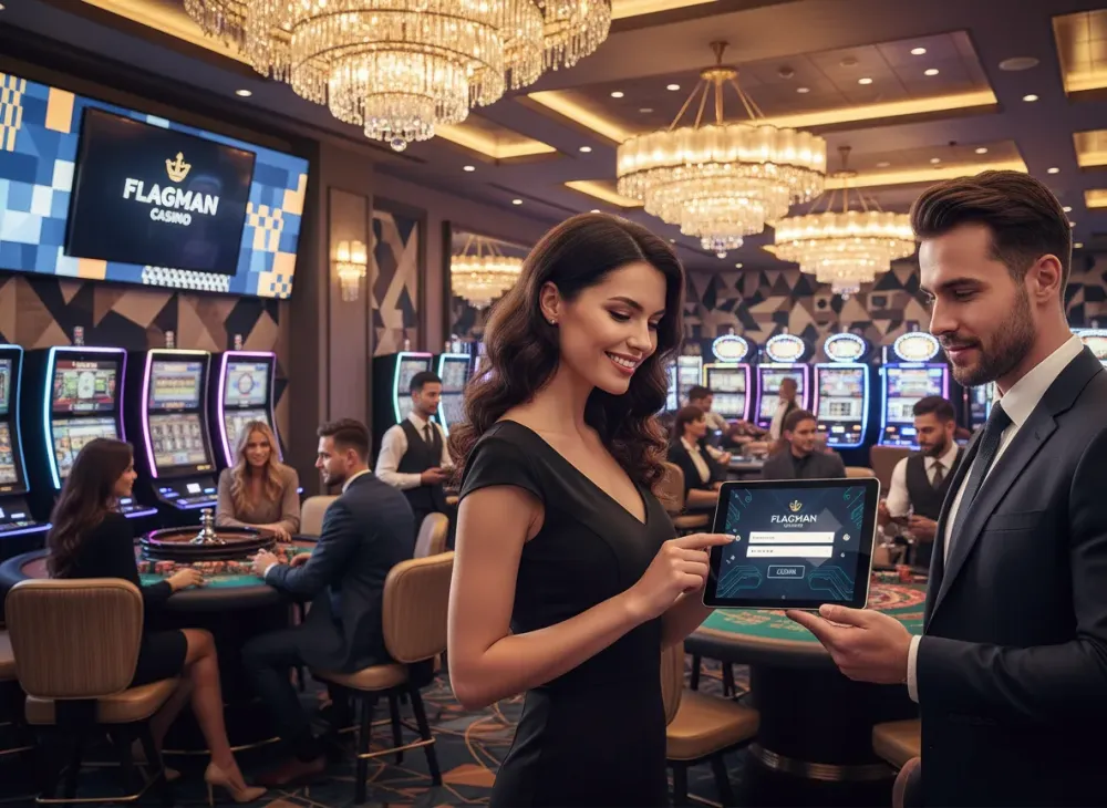 login Flagman casino